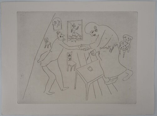 Les adieux de Tchitchikov à Manilov Marc Chagall