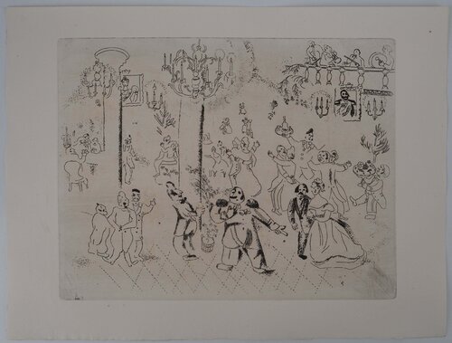 La soirée chez le gouverneur Marc Chagall