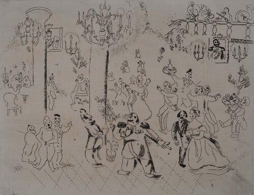 La soirée chez le gouverneur Marc Chagall