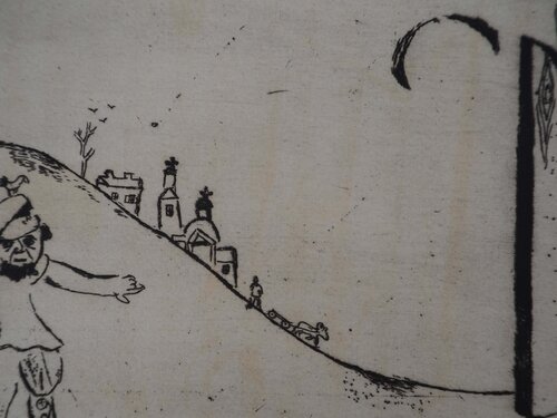 L'arrivée de Tchitchikov Marc Chagall