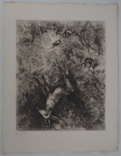 Le cerf malade by Marc Chagall, Print for Sale on Singulart