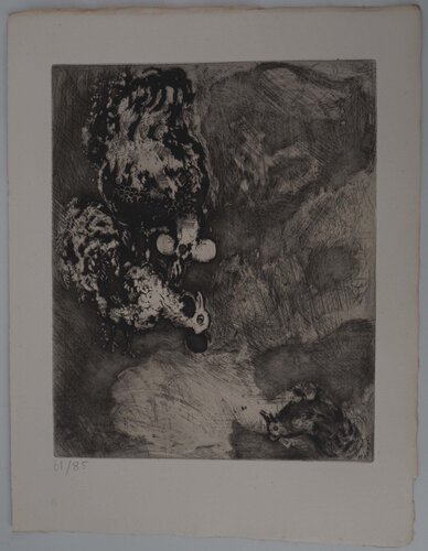 Les deux coqs by Marc Chagall, Print for Sale on Singulart