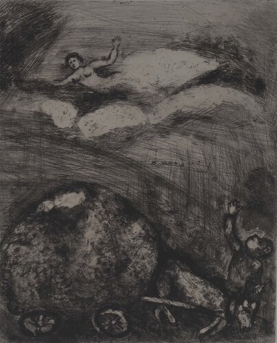 Le charretier embourbé by Marc Chagall, Print for Sale on Singulart