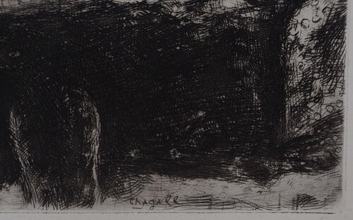 La fuite (L'ours et les deux compagnons) Marc Chagall