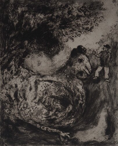 La poule aux œufs d'or van Marc Chagall, Afdruk te koop op Singulart