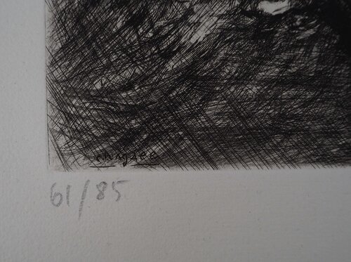 Clair de lune (Le satyre et le passant) Marc Chagall