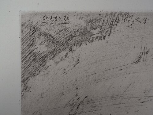 Le champ (L'Alouette et ses petits, avec le maître d'un champ) van Marc Chagall, Afdruk te koop op Singulart