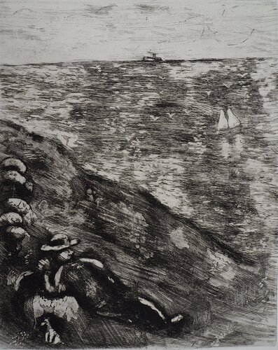 Le berger et la mer by Marc Chagall, Print for Sale on Singulart