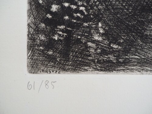 L'ange et le paon (Le paon se plaignant  Junon) par Marc Chagall, Édition en vente sur Singulart