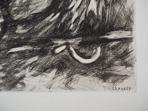 La mort et le bucheron Marc Chagall