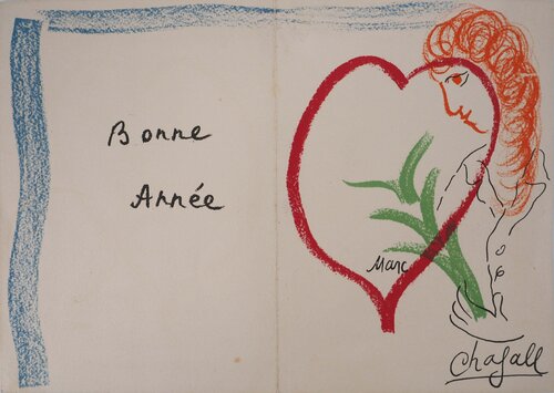 Femme amoureuse di Marc Chagall, Stampa in vendita su Singulart