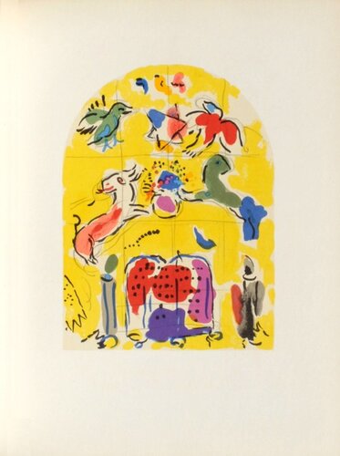 Jerusalem Windows : Levi (sketch) van Marc Chagall, Afdruk te koop op Singulart