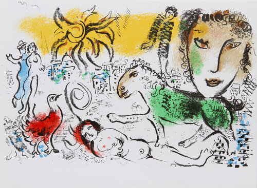 Homecoming from XXe Siecle. Chagall Monumental Marc Chagall