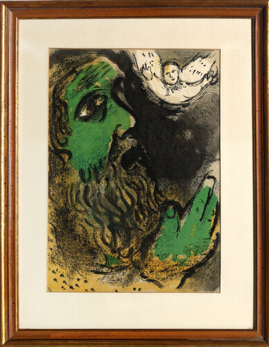 Job en Prière (Praying Job) di Marc Chagall, Stampa in vendita su Singulart