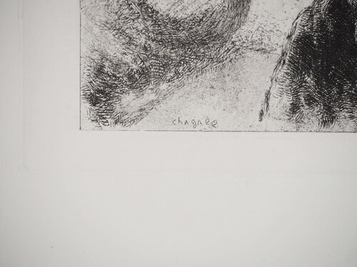 Vocation de Jérémie, c by Marc Chagall, 인쇄 for Sale on Singulart