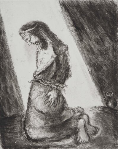 Jérémie dans la fosse, c by Marc Chagall, 인쇄 for Sale on Singulart