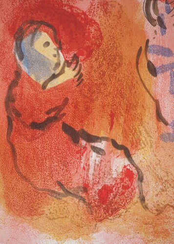 La Bible, La glanneuse van Marc Chagall, Afdruk te koop op Singulart