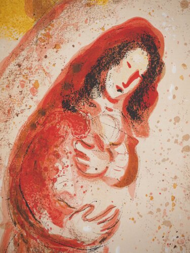La Bible : Rachel et le trésor di Marc Chagall, Stampa in vendita su Singulart