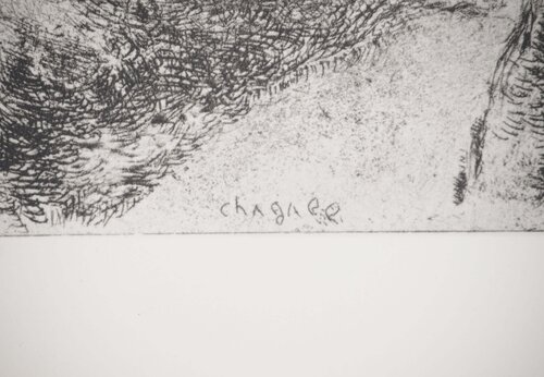 Jérémie reçoit le don de prophétie Marc Chagall