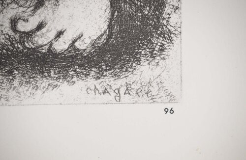 Le pardon de Dieu annoncé à Jérusalem Marc Chagall