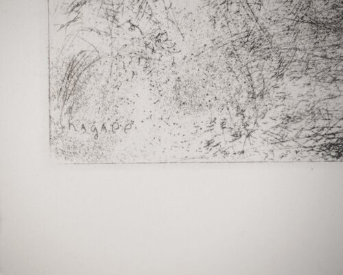 Elie élevé au ciel sur un char de feu Marc Chagall