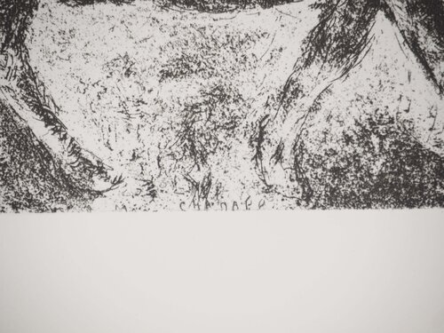 Absalon retenu par les cheveux Marc Chagall