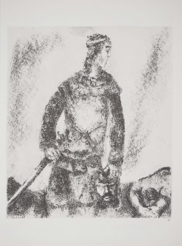 Victoire de David sur Goliath by Marc Chagall, Print for Sale on Singulart