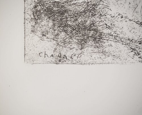 Dalila coupe les cheveux de Samson Marc Chagall