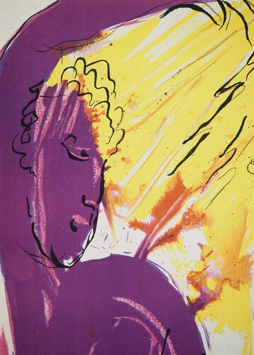 La bénédiction de l'ang van Marc Chagall, Afdruk te koop op Singulart