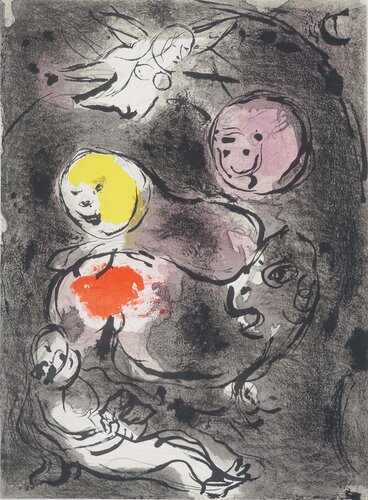 La Bible, Le prophète Danie di Marc Chagall, Stampa in vendita su Singulart