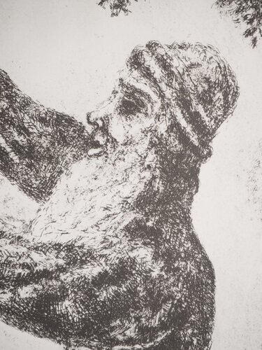 Josué prêche à son peuple van Marc Chagall, Afdruk te koop op Singulart