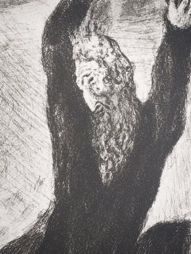Moïse brise les Tables de la Loi van Marc Chagall, Afdruk te koop op Singulart