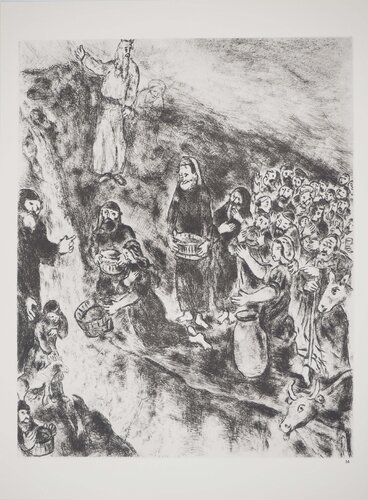 Moïse fait jaillir une source di Marc Chagall, Stampa in vendita su Singulart