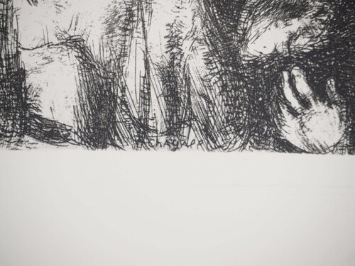 Moise répand les ténèbres sur l'Egypte Marc Chagall