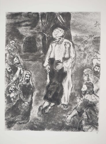 Joseph pardonne à ses frères di Marc Chagall, Stampa in vendita su Singulart