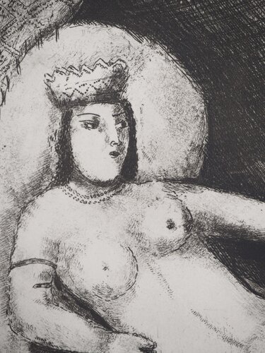 La femme qui essaya de séduire Joseph van Marc Chagall, Afdruk te koop op Singulart