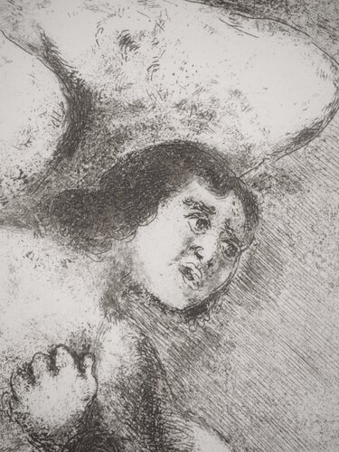 La lutte de Jacob avec l'ange par Marc Chagall, Édition en vente sur Singulart