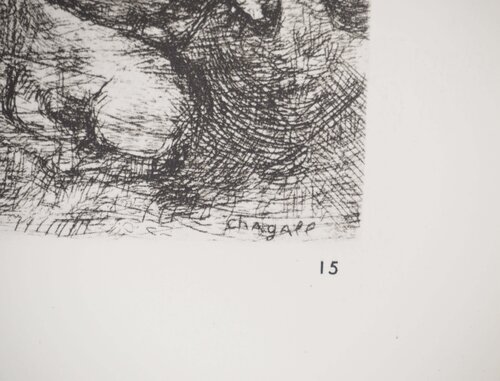Rencontre entre Jacob et Rachel Marc Chagall