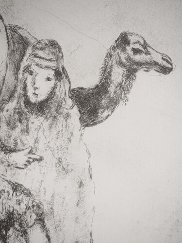 Rébecca donnant à boire au serviteur van Marc Chagall, Afdruk te koop op Singulart