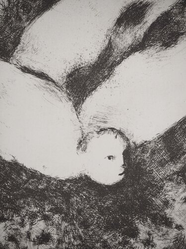 Abraham sur le point d'immoler son fils di Marc Chagall, Stampa in vendita su Singulart