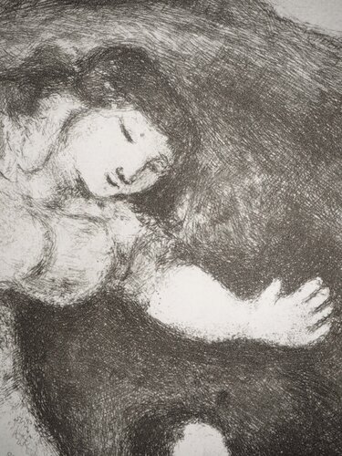 Les filles de Lot enivrant leur père di Marc Chagall, Stampa in vendita su Singulart