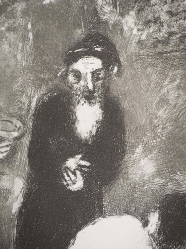 Les trois anges reçus par Abraham van Marc Chagall, Afdruk te koop op Singulart