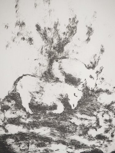 Après le déluge, le sacrifice à l'Eternel van Marc Chagall, Afdruk te koop op Singulart