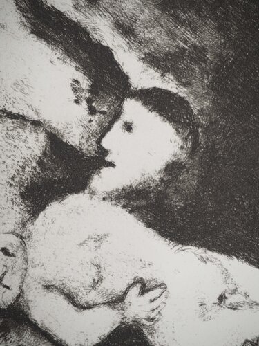 Dieu crée l'homme van Marc Chagall, Afdruk te koop op Singulart