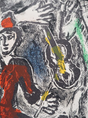 Le violoniste et la chèvre by Marc Chagall, Print for Sale on Singulart