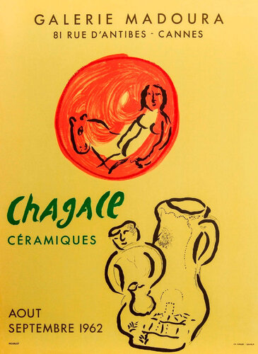 Céramiques Madoura van Marc Chagall, Afdruk te koop op Singulart