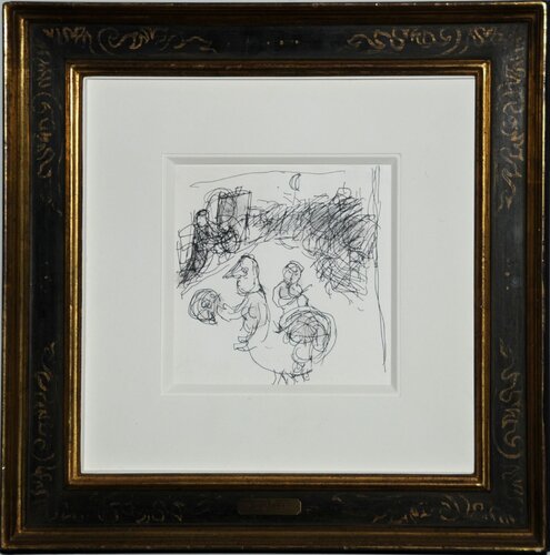 The cock by Marc Chagall, Work on Paper for Sale on Singulart