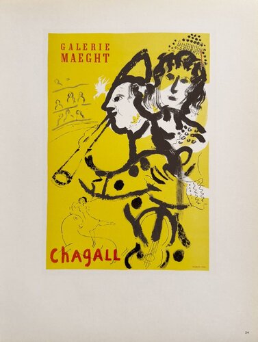 AF 1957 - Galerie Maeght di Marc Chagall, Stampa in vendita su Singulart
