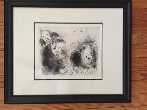 Le Pot de Vin di Marc Chagall, Stampa in vendita su Singulart