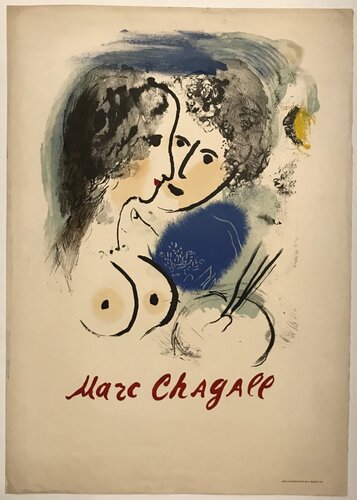 Le Peintre a la Palette (Proof) di Marc Chagall, Stampa in vendita su Singulart